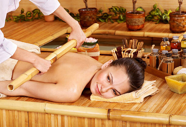 bamboo massage in Pondicherry